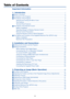 Page 6v
Table of Contents
Important Information...........................................................................i
1. Introduction......................................................................................1
 Whats in the Box? ........................................................................................................ 2
 Introduction to the Projector ......................................................................................... 3
 Part Names of the Projector...