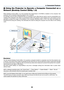 Page 7366
4. Convenient Features
 Using the Projector to Operate a Computer Connected on a
Network (Desktop Control Utility 1.0)
When Desktop Control Utility 1.0 on the included User Supportware 2 CD-ROM is installed on the computer, that
computer can be operated using the projector over a network.
For example, say you have a PowerPoint file on a computer in your office that you want to use for a presentation at a
meeting. If the computer in the office is connected by LAN to the projector in the meeting room,...