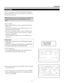 Page 4141
Enables you to program to turn on or off your projector automati-
cally at a specified time. The two timer functions are available: On/
Off Timer and Sleep Timer.
NOTE: When the On Timer is set and the projector is in standby, the
two digit indicator flashes 00 to indicate that the On Timer is
active.
Proceed as follows:
 ¥ Before setting On/Off Timer, maker sure that Date, Time Preset
feature is set.
 ¥ Even after setting On/Off Timer, turning the projector on or off
with the remote control is...