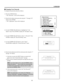 Page 5555
n Changing Your Passcode
To change your passcode, proceed as follows:
1Press the ADJUST button.
¥ The ÒPasscode?Ó screen will be displayed.
2Enter the four digit current passcode using the Ò1Ó through Ò10Ó
buttons. Press ENTER.
¥ The ÒAdjustmentÓ menu will be displayed.
3Use the CURSOR 
or button to highlight the Ò8. Set
OptionÓ menu. Press ENTER to display the ÒSet OptionÓ menu.
4Use the CURSOR 
or button to select Ò1. PasscodeÓ. Press
ENTER to display the ÒPasscode SettingÓ menu.
5Use the CURSOR 
or...