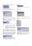 Page 38E – 31
Horizontal/Vertical Position (when Auto Adjust is off):
Adjusts the image location from left to right.
This adjustment is made automatically when the Auto Adjust is turned
on.
Aspect Ratio (not available for SXGA) :
You can select the aspect ratio for input signal and display area re-
spectively.
Select the appropriate aspect ratio using the SELECT 
 ,  , , or
 button.
NOTE: When Resolution is set to Native, this feature is not available, andthe stored settings and adjustments are invalid....
