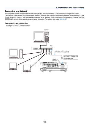 Page 2818
2. Installation and\c Connections
Connecting to a Net\cwork
