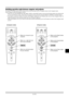 Page 23E–15
Switching operation mode between computer and projector
The SELECT, ENTER, and CANCEL buttons shown on the drawing work as a computer mouse in the Computer mode.
In the Computer mode the PJ button is not lit.
•When any one of the POWER ON, OFF, MENU, HELP, or MAGNIFY button is pressed, the PJ button lights red to indicate that
you are in the Projector mode, which allows the projector menu operation using the SELECT, ENTER or CANCEL buttons.
•If no buttons are pressed within 10 seconds, the PJ...