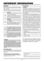 Page 10E–2
IMPORTANT INFORMATION
Precautions
Please read this manual carefully before using your
NEC VT45 Projector and keep the manual handy for
future reference.
Your serial number is located under the name plate
label on the right side of your VT45. Record it here:
CAUTION
To turn off main power, be sure to remove
the plug from power outlet.
The power outlet socket should be in-
stalled as near to the equipment as pos-
sible, and should be easily accessible.
CAUTION
TO PREVENT SHOCK, DO NOT OPEN
THE...