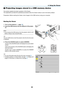 Page 7563
4. Using the Viewer
❸ Projecting images stored in a USB memory device
This	section	explains	the	basic	operation	of	the	Viewer.
The	explanation	provides	the	operational	procedure	when	the	 Viewer	toolbar	is	set	to	the	factory	default.
Preparation:	Before	starting	the	 Viewer,	store	images	to	the	USB	memory	using	your	computer.
Starting the Viewer
1. Turn on the projector. (→	page	15)
2.	 Insert	 the	USB	 memory	 into	the	USB	 port	of	the	 projec-
tor.
NOTE:
•	 Do	 not	remove	 the	USB	 memory	 from	the...