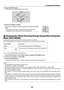 Page 4028
3. Convenient Features
 Changing Eco Mode/Checking Energy-Saving Effect Using Eco 
Mode [ECO MODE]
This	feature	enables	you	to	select	two	brightness	modes	of	the	lamp:
OFF	and	ON	modes. 	The	lamp	life	can	be	extended	by	turning	on	the	[ECO	MODE].
[ECO	MODE]	Description
[OFF]
This	is	the	default	setting	(100%	Brightness).
[ON]Low	lamp	power	consumption	(approx. 	80%	Brightness).
To	turn	on	the	[ECO	MODE],	do	the	following: 	
1.	 Press	the	ECO	button	on	the	remote	control	to	display	[ECO	MODE]	screen....