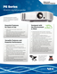 Page 1Entry Level  
Installation Projector
PE Series
PE401H digital projector
A powerhouse projector packed 
with essential features, the PE Series 
projector is designed for conference 
and classrooms.
Essential Features  
for Ease of Use
• Bright images can be easily viewed in most 
applications
• High contrast images (2000:1) from the latest Texas 
Instruments DLP® engine featuring BrilliantColor™ 
technology with improved color accuracy
• Intuitive remote control provides one-touch source 
changes and...