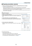 Page 8672
4. Using the Viewer
❷ Preparing presentation materials
1.	 Create	your	presentation	materials	and	save	them	in	a	supported	file	format	to	your	computer.
•	 See	page	94	for	supported	file	formats.
•	 Make	sure	that	PowerPoint	file	is	displayed	on	the	Viewer	before	giving	your	real	presentation.
	 With	Viewer	PPT	Converter	 3.0,	you	can	 convert	 your	PowerPoint	 files	to	index	 files	that	can	be	displayed	 on	
the	Viewer. 	Viewer	PPT	Converter	3.0	can	be	downloaded	from	our	website.
•	 When	 creating	a...