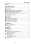 Page 9
v
Table of Contents
7 Turning off the Projector ........................................................................\
......................32
 After Use........................................................................\
..............................................33
4. Convenient Features ........................................................................\
.............34
1 Turning off the Image and Sound...