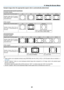 Page 70
6
5. Using On-Screen Menu
Sample mage when the approprate aspect rato s automatcally determned
NP600/NP500/NP400/NP00/NP600S
[Computer signal]
Aspect ratio of incoming signal4:35:416:915:916:10
Sample  image  when  the  appro-priate  aspect  ratio  is  automati-cally determined
[Video signal]
Aspect ratio of incoming signal4:3LetterboxSqueeze
S a m p l e   i m a g e   w h e n   t h e   a s-pect  ratio  is  automatically  de-terminedNOTE: To display a squeezed...