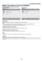 Page 6960
5. Using On-Screen Menu
 Menu Descriptions & Functions [SOURCE]
[NP610/NP510/NP410/NP310/NP510W/NP410W/
NP610S/NP510WS][NP405/NP305]
COMPUTER1
Selects	the	computer	connected	to	your	COMPUTER	1	IN	input	connector.
NOTE:
•	 When	the	component	input	signal	is	connected	to	the	COMPUTER	1	IN	connector,	select	[COMPUTER1].
•	 The	projector	will	determine	if	the	input	signal	is	RGB	or	component	signal.
COMPUTER2	(DIGITAL	&	ANALOG)
Selects	the	computer	connected	to	your	COMPUTER	2	IN	(DVI-I)	connector....