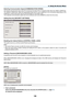 Page 122
108
6. Using On-Screen Menu
Selecting Communication Speed [Communi C ation Speed]
This feature sets the baud rate of the PC Control port (D-Sub 9 Pin). It supports data rates from 4800 to 38400 bps. 
The default is 38400 bps. Select the appropriate baud rate for your equipment to be connected (depending on the 
equipment, a lower baud rate may be recommended for long cable runs).
Your selected communication speed will not be affected even when [ Re S e T] is done from the menu.
Setting Security [Se C u...