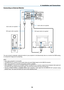 Page 28
14
AUDIOIN
WIRELESS
WIRELESS
USB ( LAN )
VIDEO INAUDIO IN
USBLANAUDIO INHDMI INAUDIO INCOMPUTER /COMPONENT 2 INCOMPUTER /COMPONENT 1 IN
PC CONTROLMONITOR OUTAUDIO OUT
S-VIDEO INAUDIO IN
L/MONO
L/MONO
R
R
PHONE
AUDIO OUTMONITOR OUT
2. Installation and Connections
Connecting an External Monitor
You can connect a separate, external monitor to your projector to simultaneously view on a monitor the RGB analog 
or component image you’re projecting.
NOTE:
•  Daisy chain connection is not possible.
•
  The...