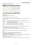 Page 125

6. Using On-Screen Menu
[SECURITY] (required for wireless only)
SECURITY TYpE
Select encryption mode for secure transmission.
When [WEP] or [DISABLE] is selected in [SECURITY TYPE]:
Select  this  option  whether  using  the WEP  (Wired  Equivalent  Privacy)  key  for  encryption  or  not. To  use  encryp-
tion, specify WEP key.DISABLE
................. Will.not.turn.on.the.encryption.feature..y our.communications.may.be.monitored.by.someone....