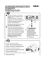 Page 1
Turn on the main power switch.
Schalten Sie den Hauptnetzschalter ein.
Enfoncer l'interrupteur d'alimentation général.
Accendete l´interruttore principale.
Active el interruptor de alimentación principal.
Slå på huvudströmbrytaren.
Включите главный переключатель питания.
주전원스위치를 켜십시오 .
1 Connect your computer to the projector.
 Schließen Sie ihren Computer an den Projektor an.
  Connecter l’ordinateur au projecteur.
  Collegate il vostro computer al proiettore.
  Conectar el ordenador al...