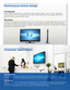 Page 2Performance-Driven Design
The Essential
Quality design and performance is expected of digital signage displays in order to attract, engage and 
inform audiences. With a slim, sleek bezel and a high contrast panel, NEC E Series displays are points of 
attraction poised to deliver brilliant content.
The Extras
The NEC E Series goes above and beyond what you’ve come to know as a traditional display design. With an 
LED edge-lit backlighting source that contributes to a reduced depth and lighter weight,...