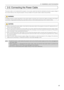 Page 1717
2. \bnstallation and\fi Connection
2-2. Connecting the Power Cable
The power ca\fle is not included with the projector. Use a power ca\fle that meets the standards and power supply voltage of 
the country where you are using the projector. Ask your dealer \fifor the power ca\fle\fi to select and pur\fichase.
 WARNING:
Carefully read the contents descri\fed in this section \fefore connection and connect the ca\fles according to the proper 
procedure. \bnappropriate handling ma\fiy cause fatal,...