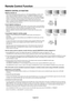 Page 30
English-28
REMOTE CONTROL ID FUNCTION
REMOTE CONTROL ID
The remote control can be used to control up to 100 individual MultiSync\
 monitors using 
what is called the REMOTE CONTROL ID mode. The REMOTE CONTROL ID mode 
works in conjunction with the Monitor ID, allowing control of up to 100 \
individual MultiSync 
monitors. For example: if there are many monitors being used in the same\
 area, a remote 
control in normal mode would send signals to every monitor at the same t\
ime (see 
Figure 1). Using...