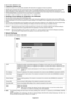 Page 35
English-33
English
Preparation Before Use
Connect the monitor to a commercially available LAN cable before engagin\
g in browser operations.
Operation with a browser that uses a proxy server may not be possible de\
pending on the type of proxy server and the setting 
method. Although the type of proxy server will be a factor, it is possible that items that have actually been set will not be 
displayed depending on the effectiveness of the cache, and the contents set from the browser may not \
be reﬂ...