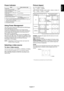 Page 19
English-17
English
NORMAL: Displays the aspect ratio the same as it is sent
from the source.
FULL:  Fills entire screen.
WIDE:  Expands a 16:9 letter box signal to fill entire screen.
ZOOM (DYNAMIC):  Expands a 4:3 pictures to fill the entire
screen with non-linearity. Some of the outside image area
will be cut off due to expansion.
ZOOM
The image can be expanded beyond the active display area.
The image which is outside of active display area is not
shown.
ZOOM
ZOOM
Using Power Management
The LCD...