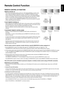 Page 31
English-29
EnglishREMOTE CONTROL ID FUNCTION
REMOTE CONTROL ID
The remote control can be used to control up to 100 individual MultiSync\
 monitors using 
what is called the REMOTE CONTROL ID mode. The REMOTE CONTROL ID mode 
works in conjunction with the Monitor ID, allowing control of up to 100 \
individual MultiSync 
monitors. For example: if there are many monitors being used in the same\
 area, a remote 
control in normal mode would send signals to every monitor at the same t\
ime (see 
Figure 1)....