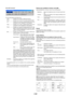 Page 42E-38
Entry Edit CommandPicture (not available for Viewer and LAN)
Adjusting Brightness, Contrast, Color, Hue, and Sharpness
Brightness ...... Adjusts the brightness level or the back raster inten-
sity.
Contrast ......... Adjusts the intensity of the image according to the
incoming signal.
Color .............. Increases or decreases the color saturation level (not
valid for RGB).
Hue ................ Varies the color level from +/- green to +/-blue. The
red level is used as reference. This adjustment is...