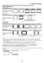 Page 8474
5. Using On-Screen Menu
Sample	image	when	the	appropriate	aspect	ratio	is	automatically	determined
M350X/M300X/M260X/M230X
[Computer	signal]
Aspect	ratio	of	incoming	signal4:35:416:9 15:916:10
Sample	image	when	the	appro-priate	 aspect	 ratio	is	automati-cally	determined
[Video	signal]
Aspect	ratio	of	incoming	signal4:3 Letterbox Squeeze
Sample	image	when	the	as-pect	 ratio	 is	automatically	 de-
termined
NOTE:	 To	display	 a	squeezed	 signal	prop-erly,	select	[16:9]	or	[WIDE	ZOOM].
M300W/M260W...