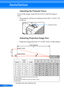 Page 2518English ...
Installation
Focus Lever
Adjusting the Projector Focus
Adjusting Projection Image Size
To focus the image, rotate the focus lever until the image is 
clear.
 The projector will focus at distances from 20.5” to 118.1”/52 
to 300 cm.
 Projection Image Size from 17” to 100” (0.43 to 2.540 meters).
 This graph is for user’s reference only.
ScreenBCDαDiagonalWidthHeight
inchmminchmminchmminchmminchmminchmmdegree
174321537192325128205200.51213.8
3076226650164069223369100.82013.8...