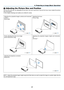 Page 2917
2. Projecting an Image (Basic Operation)
 Adjusting the Picture Size and Position
Use	the	lens	 shift	dial,	the	adjustable	 tilt	foot	 lever,	 the	zoom	 lever/zoom	 ring	and	the	focus	 ring	to	adjust	 the	picture	
size	and	position.
In this chapter drawings and cables are omitted for clarity.
Adjusting	 the	projected	 image’s	vertical	and	horizontal	
position
[Lens	shift]
Adjusting	the	focus
[Focus	ring]
Finely	adjusting	the	size	of	an	image
[Zoom	lever/Zoom	ring]
Adjusting	 the	projected	 image’s...