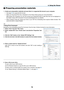 Page 9076
❷ Preparing presentation materials
1.	 Create	your	presentation	materials	and	save	them	in	a	supported	file	format	to	your	computer.
•	 See	page	98 for supported file formats.
•	 Make	sure	that	PowerPoint	file	is	displayed	on	the	Viewer 	 before 	 giving 	 your 	 real 	 presentation.
 With Viewer PPT Converter 3.0, you can convert your PowerPoint files to index files that can be displayed on 
the Viewer. Viewer PPT Converter 3.0 can be downloaded from our website.
•	 When	creating	a 	PDF 	file ,...