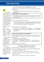 Page 2922English ...
Introduction
Read “END USER LICENSE AGREEMENT” carefully.
4  If you agree, click “I accept the terms in the license agreement” \
and then 
click “Next”.
Follow the instructions on the installer screens to complete the 
installation.
TIP:Uninstalling PC Control Utility Pro 4
•   To uninstall PC Control Utility Pro 4, do the same procedures stated as in 
“Uninstalling Virtual Remote Tool”. Read “Virtual Remote Tool” as “PC 
Control Utility Pro 4”
Step 2: Connect the projector to a LAN
Connect...