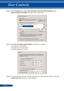 Page 7366English ...
User Controls
Step 4: On the General tab, under This connection uses the following items, click 
Internet Protocol (TCP/IP), and then click “Properties.”
Step 5: Click Use the following IP address, and type in as below:
1) IP address: 192.168.0.20 
2) Subnet mask: 255.255.255.0
3) Default gateway:192.168.0.1
Step 6: To open Internet Options, click IE web browser, click Internet Options, click the 
Connections tab and click “LAN Settings...” 