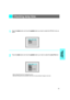 Page 31Checking lamp time
Press the menubutton and move the pointerbutton up or downto select the SPECIALmenu as
below.
1
Press the enter button and move the pointerbutton up or down to select the Lamp Timeitem.
2
lThe elapsed lamp time is displayed in hours.l When the lamp time has reached 1400 hours, the lamp indicator changes to red color.
exit           move        enterMenu MenuG VIDEOG POSITIONG SPECIALG TRACKING
exit          move      Menu
Menu
G VIDEOG POSITIONESPECIALLanguage
Flip Horizontal
Flip...