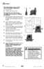 Page 6www.bissell.com 800.237.7691
Assembly 
6
Your deep cleaner comes in two   
easy to assemble components: 
1.  upper handle
2.  Portable spot cleaner/base
The only tool you will need to  
assemble your cleaner is a Phillips 
screwdriver.
1.  slide the upper handle onto the body of  the machine by guiding the 2 posts on 
the body into the opening on the upper 
handle.
2.  firmly holding the upper handle in  place, screw 2 screws into the marked 
holes at an upward angle above the  
support handle. 
3.   at...