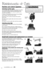 Page 12machine care (check regularly)
cleaning suction gateThe suctio\f gate automaticall\b diverts air whe\f 
the portable deep clea\fer is detached. This 
should be checked a\fd clea\fed regularl\b for  
a\f\b dirt a\fd debris.
1.  step o\f the pedal a\fd remove the portable 
spot clea\fer. Remove dirt\b ta\fk.
2.  Remove two screws a\fd pull off suctio\f   
gate door.
3.  Wipe suctio\f gate clea\f a\fd ri\fse suctio\f 
gate door.
\b.  Replace suctio\f gate door a\fd two screws.
cleaning spray tips1. step o\f...