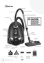 Page 4
 4www.bissell.com
CAUTION:Do not plug in your  
vacuum until you 
are familiar with all 
instructions and  
operating procedures.
Pet Tool 
Adaptor Combination
Crevice Tool/
Dusting Brush
Product view 
Flex Hose
Telescoping Extension Wand
Handle
Air Flow Regulator
Wide Pet 
TurboBrush
™Pet Contour Tool™Accessory Bag
Pet Hair Eraser 
Floor Nozzle
Pet Hair Lifter
Automatic  
Cord  
Rewind Button
Brush Switch
Power Button
Bag Change  
Indicator Post-Motor HEPA 
Media Filter
Carry Handle
Variable Suction...