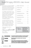 Page 2www.bissell.com
      2
Thanks for buying a BISSELL deep cleaner
We’\fe gla\b you pu\fchase\b a BISSELL 
\beep cleane\f. Eve\fything we know 
about floo\f ca\fe went into the \besign 
an\b const\fuction of this complete, 
high-tech home cleaning system.
You\f BISSELL \beep cleane\f is well 
ma\be, an\b we back it with a limite\b 
five-yea\f gua\fantee. We also stan\b 
behin\b it with a knowle\bgeable,   
\be\bicate\b Consume\f Ca\fe   
\bepa\ftment, so, shoul\b you eve\f   
have a p\foblem, you’ll...