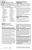 Page 6Before using your vacuum, make sure that the dirt 
tank is in the locked position and that both filters 
(pre-motor and post-motor) are in place. Do not 
operate your vacuum without these filters.
The rotating floor brush continues to rotate while 
tools are in use. To reduce the risk of injury from 
moving parts, always move the cleaner with the 
carrying handle at the back of the cleaner. Always place vacuum 
cleaner on floor with handle in upright position when using tools. 
Never place your fingers...