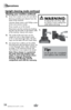 Page 10www.bissell.com 
Operations
10Cleaning your machine continued
2. 
Rinse front nozzle of any dirt and debris. 
  Remove portable spot cleaner from the 
base of the machine. 
  Unscrew three screws with Phillips screw 
driver and remove nozzle. 
  Rinse nozzle out at the faucet. 
  Place back onto the machine by hooking 
the tabs into the holes on the bottom sides 
of the machine. Secure with screws. 
3.  The inside of the end caps can be 
wiped out with a clean paper towel, 
or for a more thorough clean,...