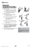 Page 7www.bissell.com7
Operations
1a1b
getting ready
the mop pad may have already 
come attached to the mop head, if 
not follow steps 1a and 1b below.
1. 
Attach mop pad
  a.  Set mop head in mop pad, making  
sure toggle is located on the back.
  b.   Tighten mop pad by pulling on elastic  
cord while pressing on toggle.
2.  Fill the water tank
  a.   Remove tank by lifting straight up  
and away from unit.
  b. Unscrew cap at bottom of water tank.
  c.   Fill water tank with water. For best  
results, water...