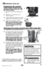 Page 9www.bissell.com 9
Maintenance and care
Emptying the dirt container
The dirt container should to be emp-
tied before the dirt reaches the “Full” 
line on the container.
1. Unplug the vacuum from electrical out-
let.
2.  Slide the Lock ‘n Seal Lever to the 
“Unlock” position.
3.  Grasp handle and pull the dirt container 
straight out to remove from the vacuum.
4.  Empty dirt into garbage container. 
NOTE: Emptying the dirt container 
after every use will help prevent 
over filling and ensure that the...