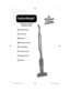 Page 1USER’S GUIDE
3106 SERIES 220-240V
3
Safety Instructions
Product View
Operation
Maintenance and Care
Troubleshooting
Consumer Services
Replacement Parts
Warranty
4
4-5
5-6
6
7
7
8
FeatherWeight™
ug603-5513_3106J_907.indd   1ug603-5513_3106J_907.indd   19/25/07   2:28:05 PM9/25/07   2:28:05 PM 