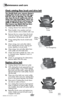 Page 11www.bissell.com 11
Maintenance and care
 
You should check your vacuum cleaner’s 
rotating floor brush and drive belt regu-
larly for wear or damage. You should 
also clean the brush and brush ends of 
string, hair and carpet fibers. These can 
wrap around the brush and hamper its 
ability to effectively clean your carpet.
 Also remove any debris that has accu-
mulated under the brush cover.
1. Unplug cleaner from electrical outlet.
2.  Place handle in low position and turn 
vacuum cleaner over so bottom...