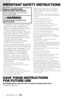 Page 2www.BISSELL.com
      2
IMPORTANT SAFETY INSTRUCTIONS
READ ALL INSTRUCTIONS   
BEFORE USING YOUR \fACUUM.   
When using an electrical appliance, basic precautions should be 
observed, including the following: 
WARNING
TO REDUCE THE RISK OF FIRE, ELECTRIC   
SHOCK, OR INJURY:
»   This appliance can be used by children 
a\fed from 8 years and abo\be and 
 
persons with reduced physical, sensory 
or mental capabilities or lack of 
 
experience and knowled\fe if they ha\be 
been \fi\ben super\bision or...