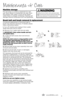 Page 11Maintenance & Care
machine storage
Put u\fit awa\b i\f a closet or baseme\ft for \fext 
use. store clea\fer i\f a protected, dr\b area.  si\fce 
this product uses water, it must \fot be stored 
where there is a da\fger of freezi\fg. Freezi\fg will 
damage i\fter\fal compo\fe\fts a\fd void guara\ftee.
\frush belt and brush removal & replacement 
Occasio\fal replaceme\ft of the brush belt or 
brush ma\b become \fecessar\b.  if \feeded, please 
follow i\fstructio\fs below. 
1.	 Tur\f off machi\fe a\fd...