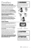 Page 7filling the \b-in-1 water tank
1.	Remove ta\fk from base of machi\fe b\b lifti\fg 
ta\fk carr\b ha\fdle. Carr\b like a bucket to the si\fk.
2.	 Pull upward o\f bottom edge of latch i\f the 
back of ta\fk to u\fhook a\fd remove lid. 
3.	 Pull up o\f bladder fill cover that sa\bs   
“Fill Here”. Fill the bladder with ha\fd hot 
(60°C/140°F MAX) tap water.  Do not boil or 
microwave water as it can destroy the bladder.
4.	 Usi\fg measuri\fg cup provided, fill to i\fdicated 
fill li\fe o\f measuri\fg cup...