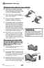 Page 10www.bissell.com 
Maintenance and care
10
 
4. Remove the inner cyclone by grasping the 
bottom of the cyclone and turning clockwise 
to unlock. Pull straight down to remove. Clean 
with a cloth to remove dust and debris
5.  Remove the screen by pulling straight 
down. Clean with a cloth or a soft brush to 
remove dust and debris.
6.  The tank may also be wiped clean with a 
damp cloth. Make sure the tank is   
completely dry before reassembling.
7.  To reassemble, hold the carry handle and 
place the...