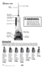 Page 4www.bissell.com 4
Upper Body
Removable 
Nozzle
Product view
cleaning fluid 
Keep plenty of genuine Bissell 2X formula on hand so you can clean and protect  
whenever it fits your schedule. Always use genuine Bissell deep cleaning formulas.   
non-Bissell cleaning solutions may harm the machine and will void the guarantee.
Spray Trigger
Upper   
Handle
Retractable 
Handle Lock Power Cord
Collection 
Tank Latch
Collection 
Tank Latch
 
WaRning:
To reduce the risk of fire and 
 
electric shock due to...