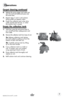 Page 7www.bissell.com 7
2a.3. 2b.
carpet cleaning continued
6. 
release the spray trigger and make one   
slow forward and backward pass over   
the same area. 
7.  repeat steps 5 and 6 until solution  
being pulled up appears clean.
8.  empty the collection tank when dirty  
water reaches the full line, or when  
the solution tank is empty.
empty the collection tank
1. With foot, press the red power lever to   
turn unit off and then unplug power cord 
from outlet.
2.  remove the collection tank from base of...