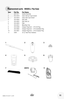 Page 1116www.bissell.com
Replacement parts - BISSELL Flip-Ease
Item  part no.  p art name1  203-6917  Handle Assembly
2 203-6918  Clean Tank (w/ Cap & Insert)
3 203-6919  Clean Tank Cap & Insert
4 203-6920  Dirty Tank
5 203-6922  Dirty Tank Lid
6 203-6924  Filter
7 203-6912  MicroFiber Pad
8 203-6949  Charger Plug/Cord – 3 Pin UK Plug
9 203-6950  Charger Plug/Cord – 3 Pin Australian Plug
10 203-6951  Charger Plug/Cord – 2 Pin European Plug
11 0484   32 oz. Hard Floor Solutions
1FORMULAW ATER
23
456
11...